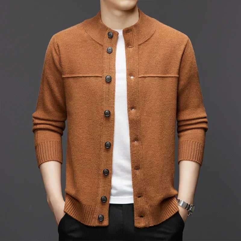 Warm Wool Blend Cardigan