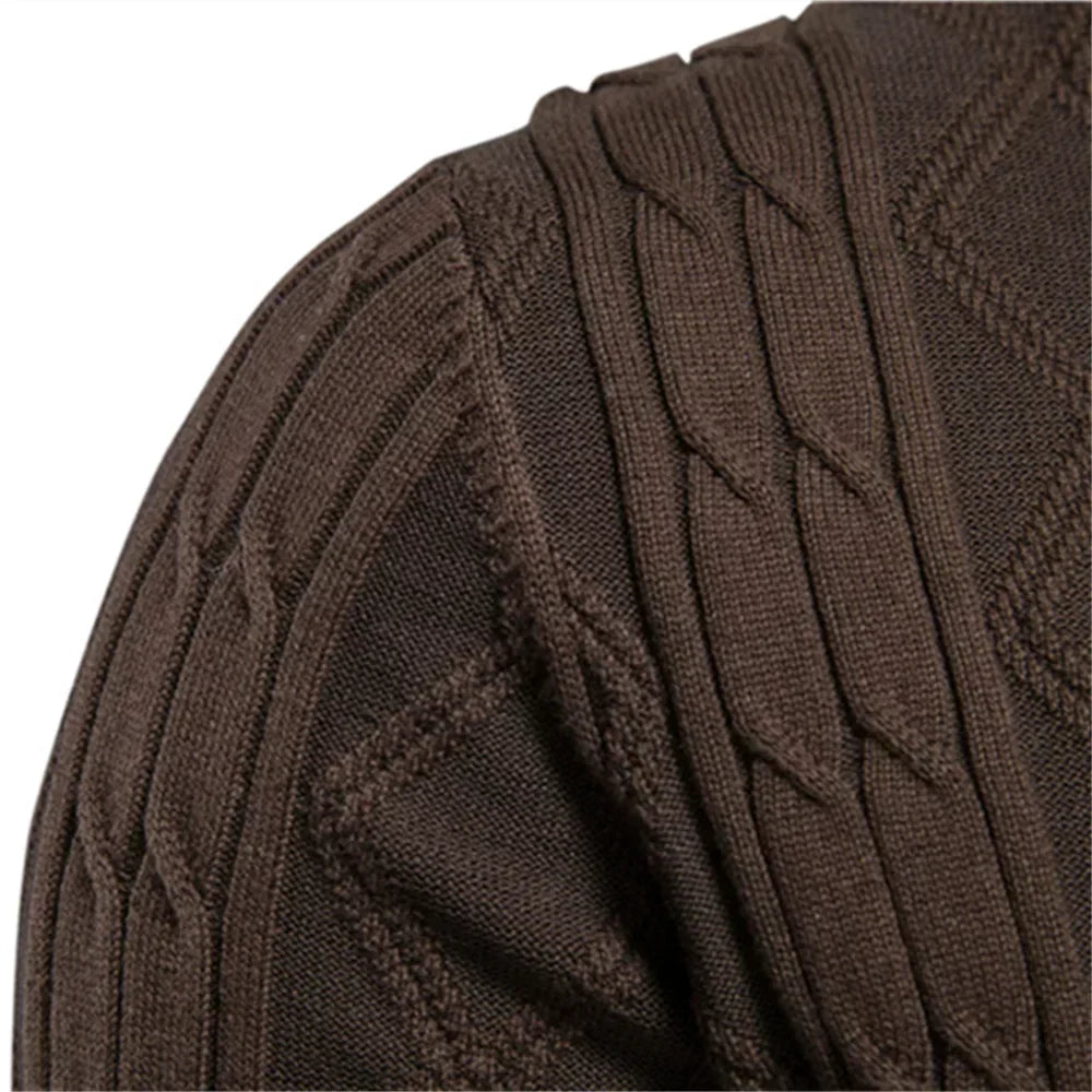 Wool Blend Cardigan with Slim Fit