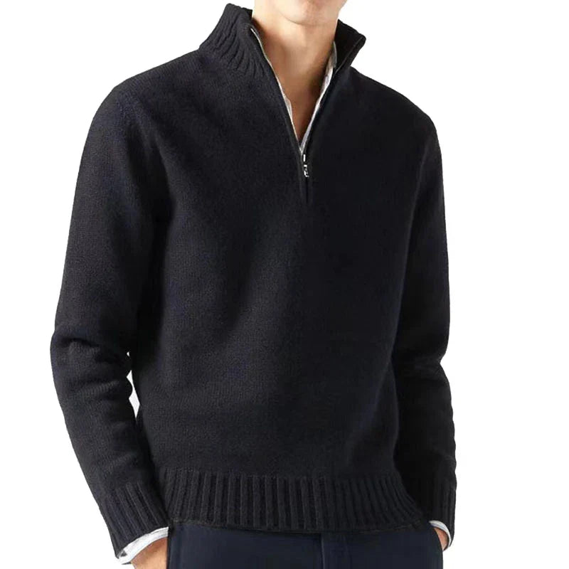 Corduroy Sweater with Hood