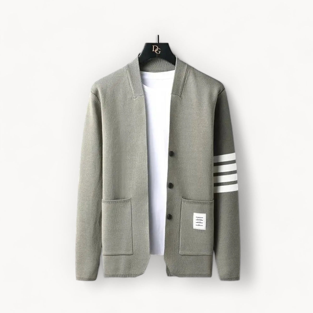 Sporty Knit Cardigan