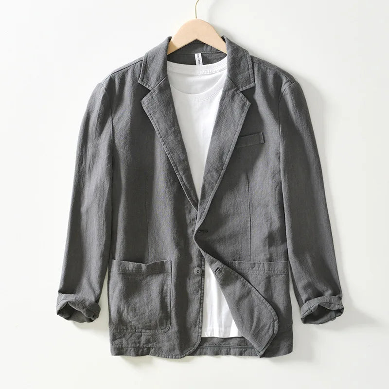Breathable Linen Blazer