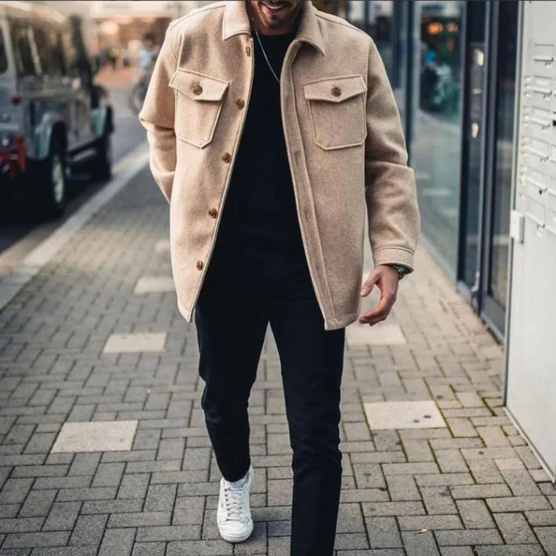 Lightweight Coat with Warm Lining