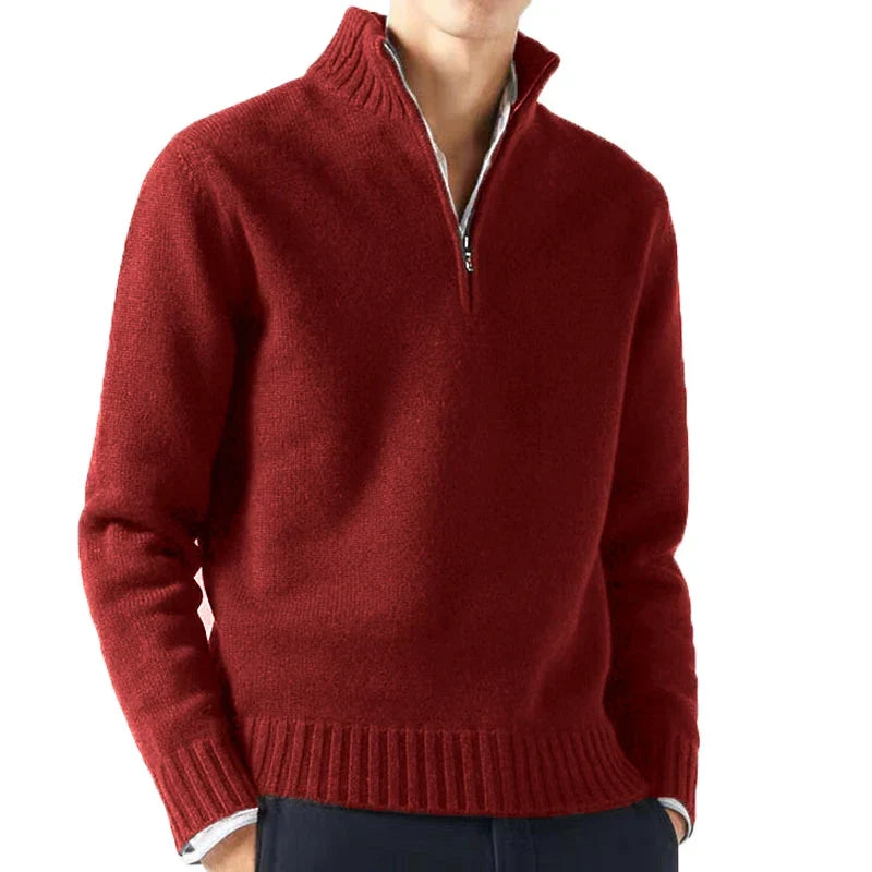 Corduroy Sweater with Hood