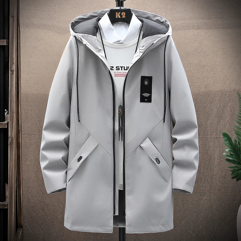 Wool Blend Jacket with Hood