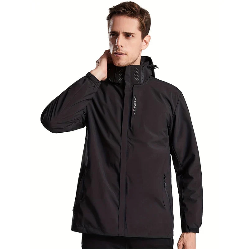 Water-Resistant Polyester Windbreaker