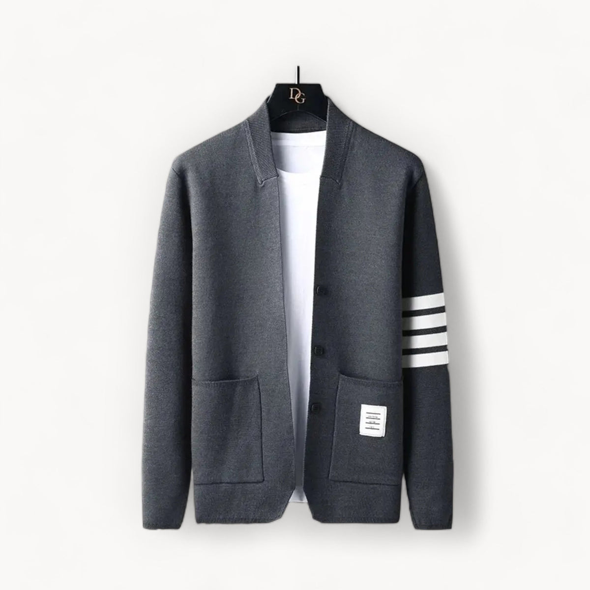 Sporty Knit Cardigan