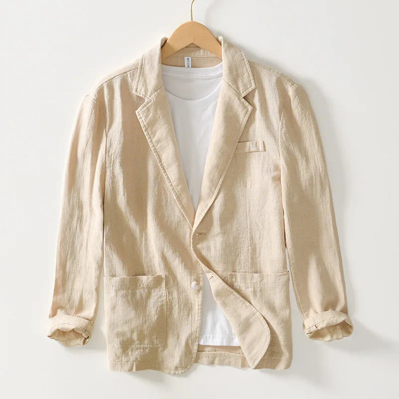 Breathable Linen Blazer