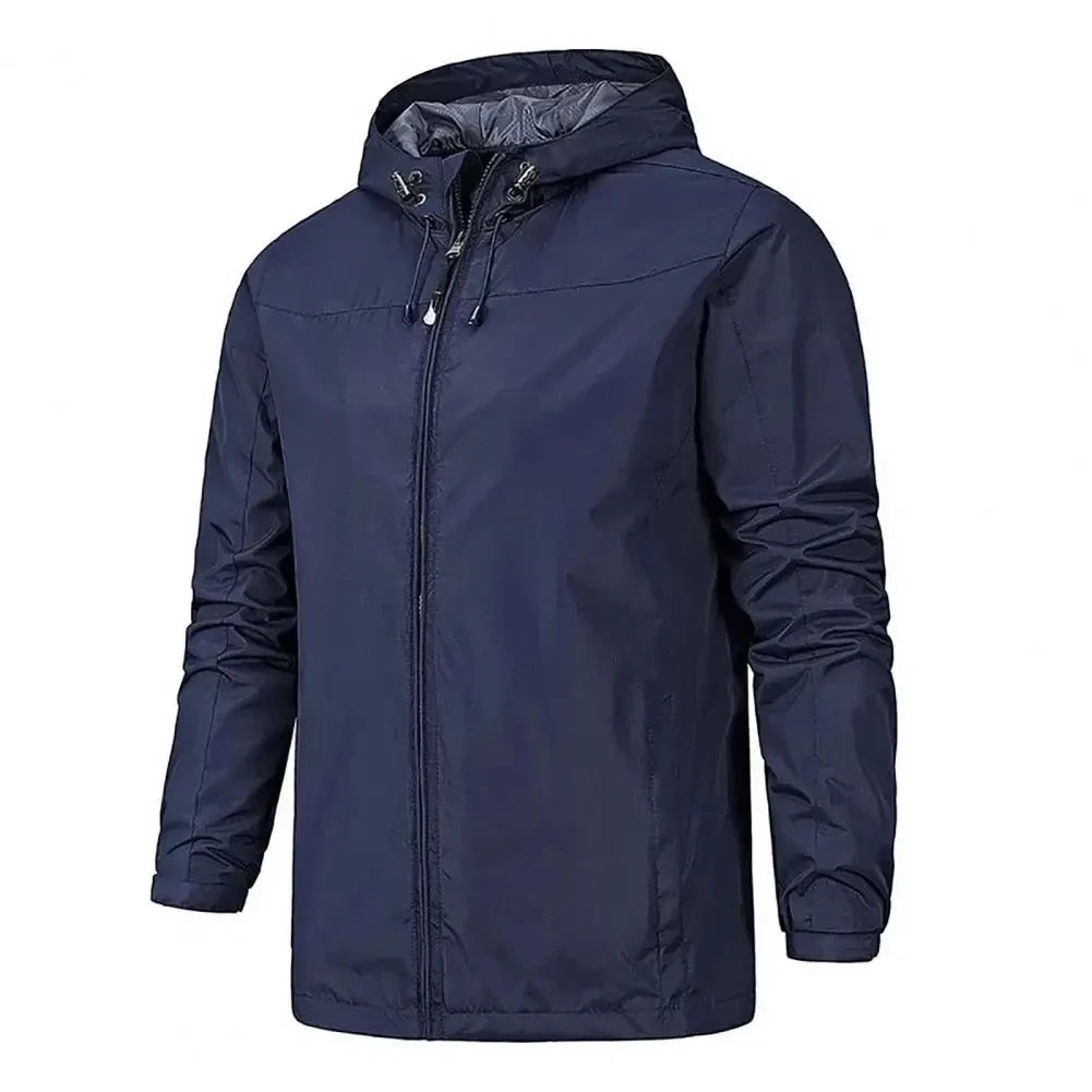 Water-Resistant Jacket with Breathable Fabric