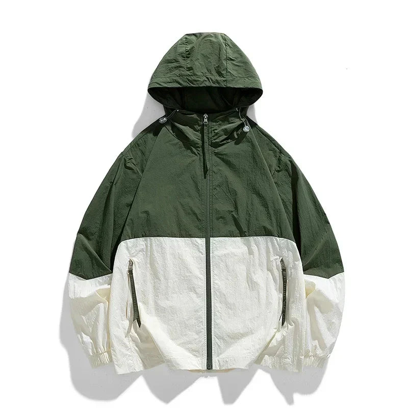 Breathable Polyester Windbreaker