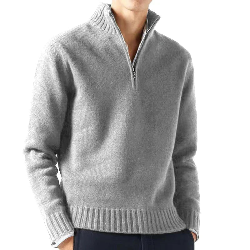 Corduroy Sweater with Hood