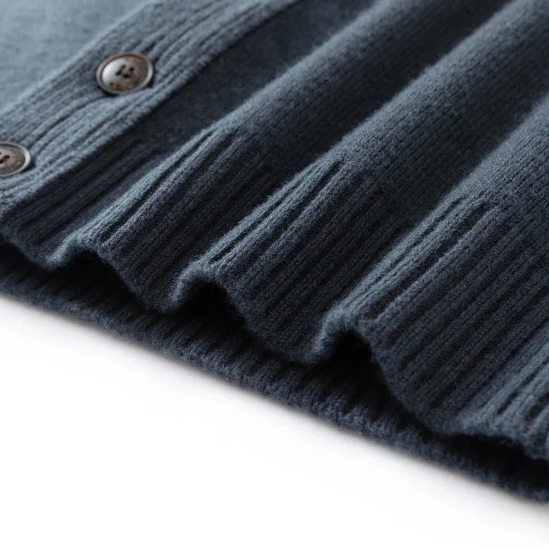 Warm Wool Blend Cardigan