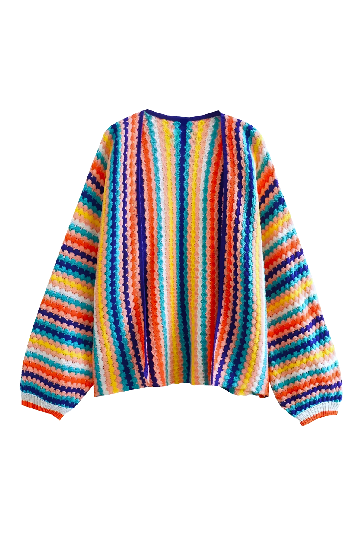 Rainbow Knit Cardigan