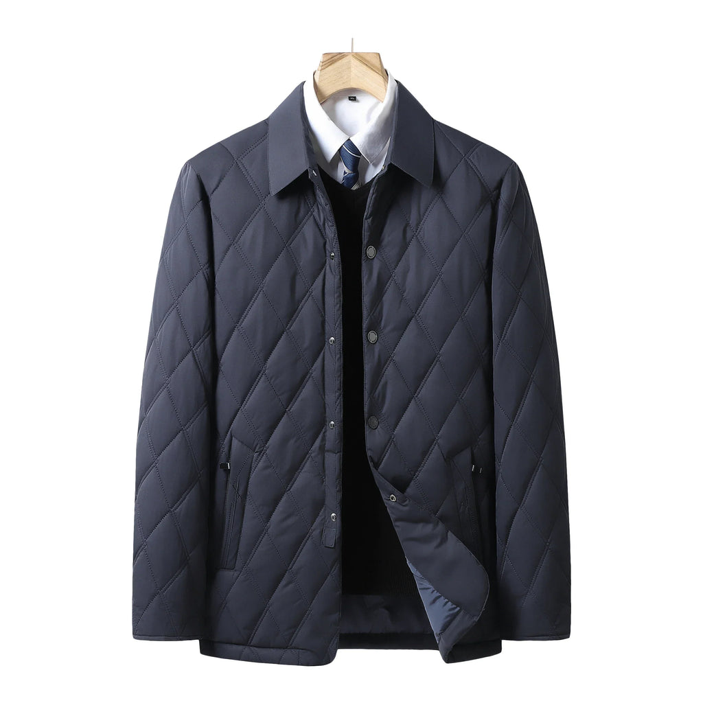 Quilted Jacket with Zip Front