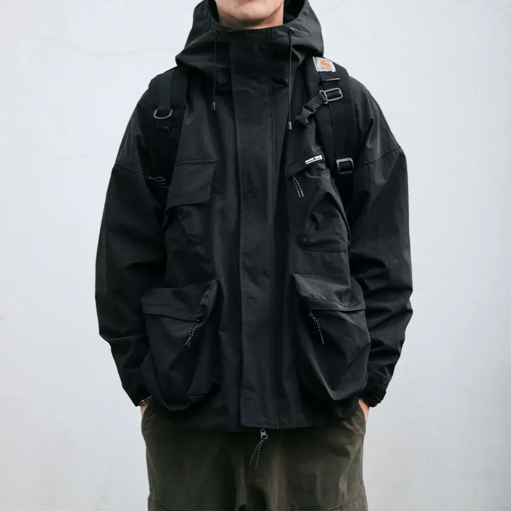 Water-Resistant Jacket with Wind Protection