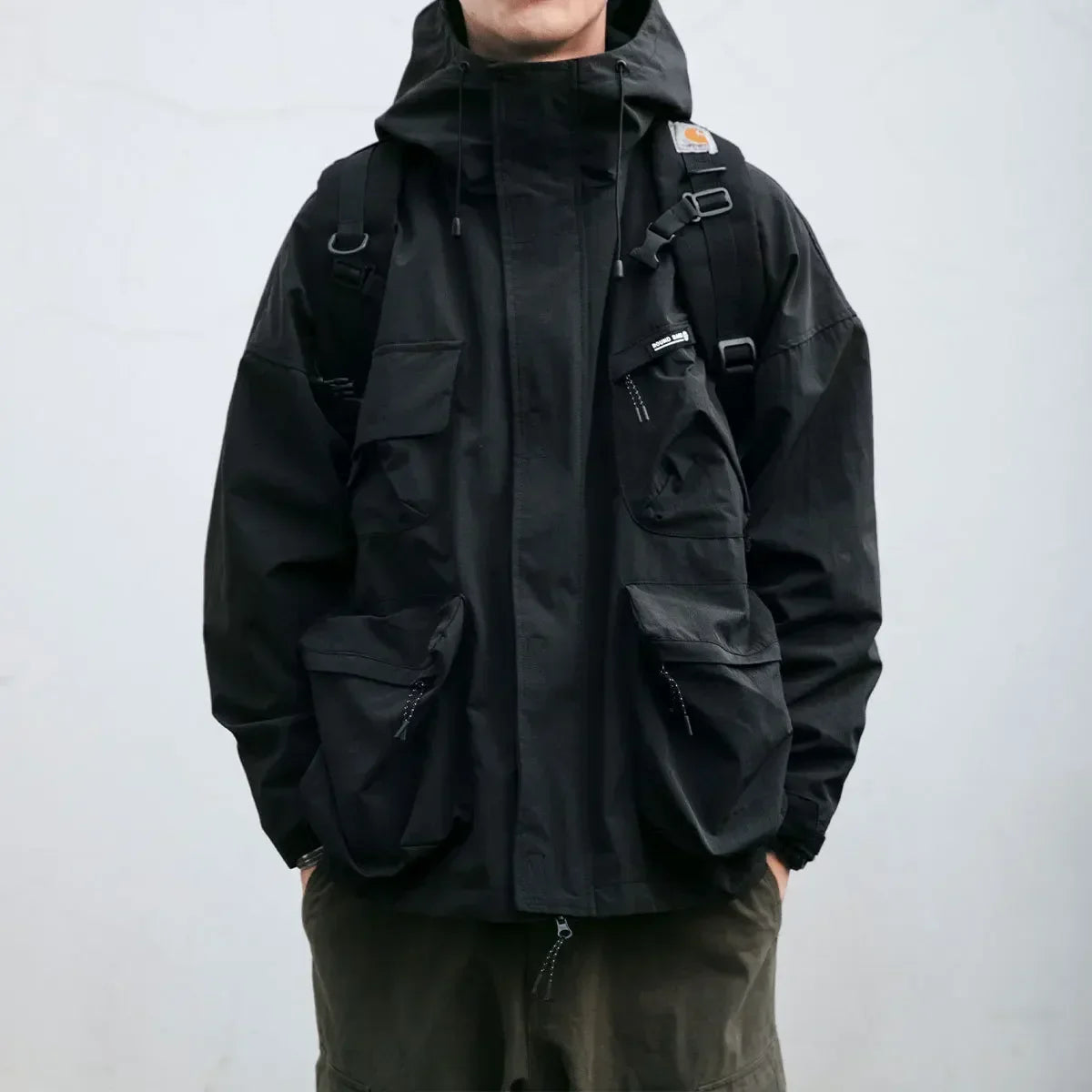 Water-Resistant Jacket with Wind Protection