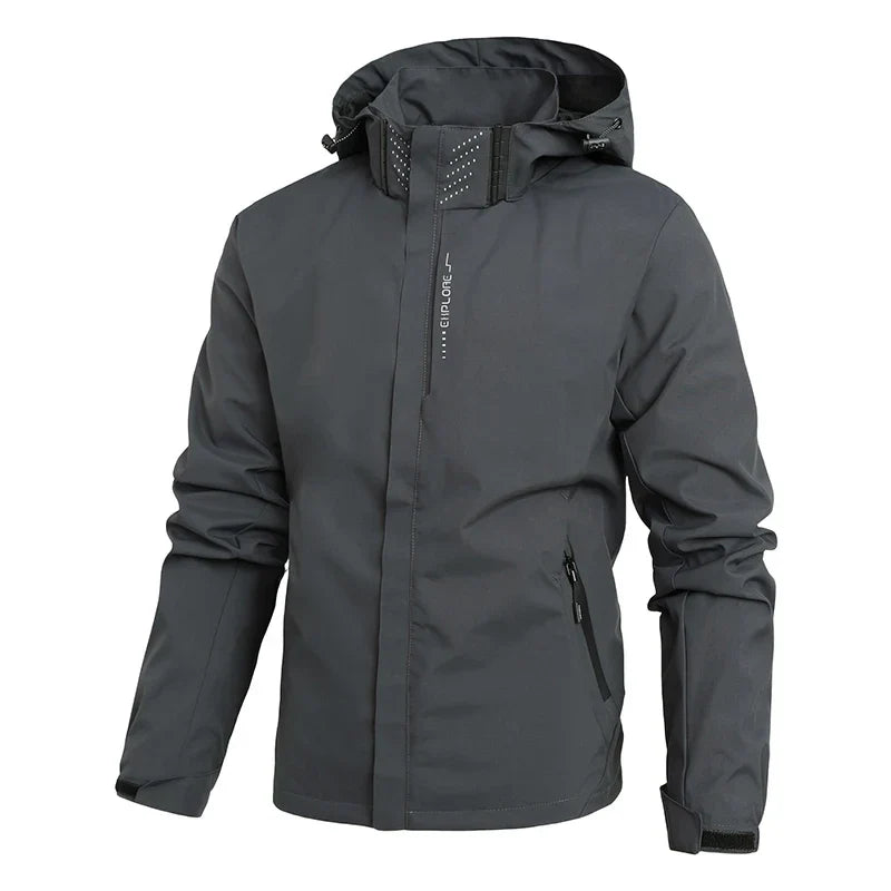 Water-Resistant Polyester Windbreaker