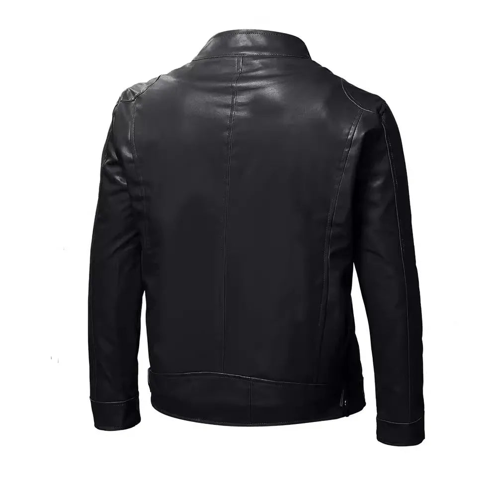 Timeless Biker-Style Leather Jacket