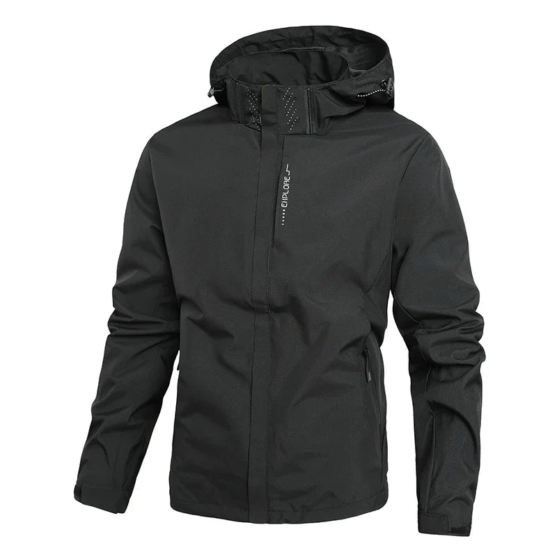 Water-Resistant Polyester Windbreaker