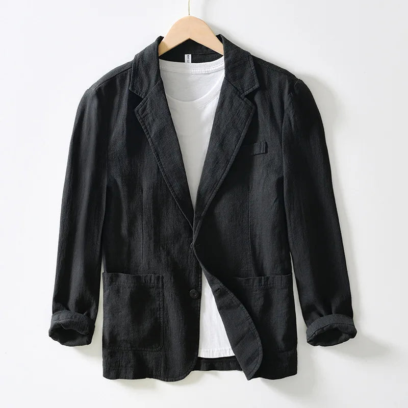 Breathable Linen Blazer