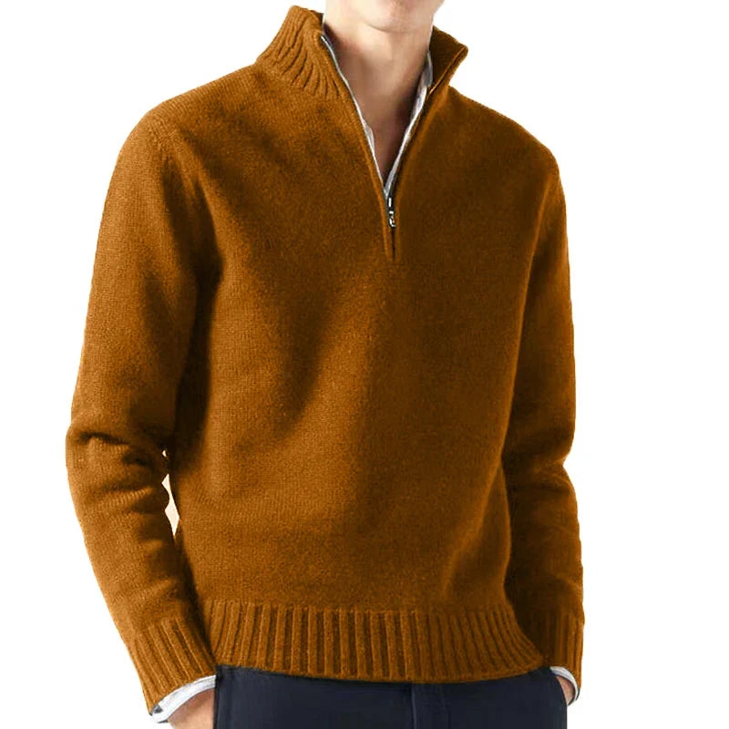 Corduroy Sweater with Hood