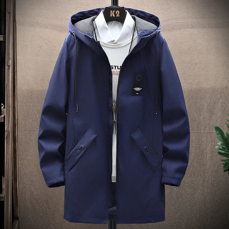 Wool Blend Jacket with Hood