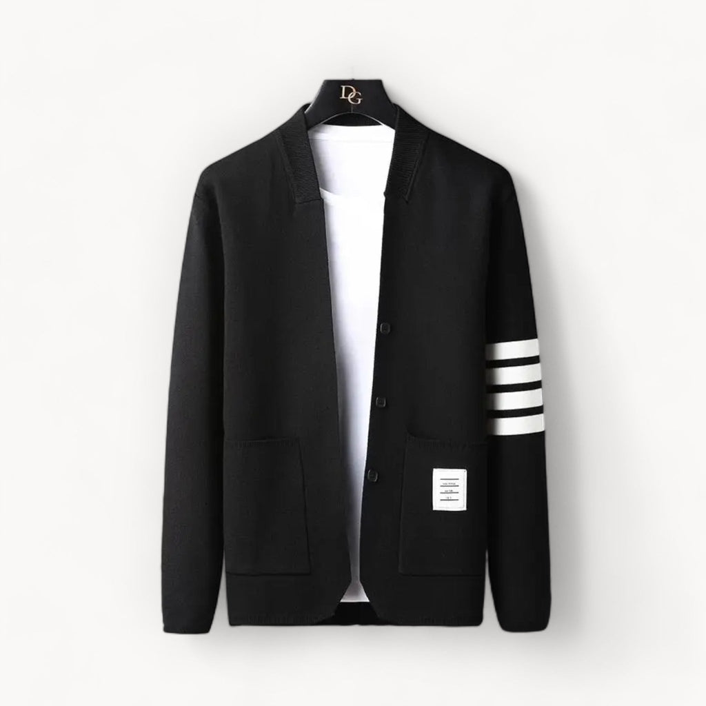 Sporty Knit Cardigan