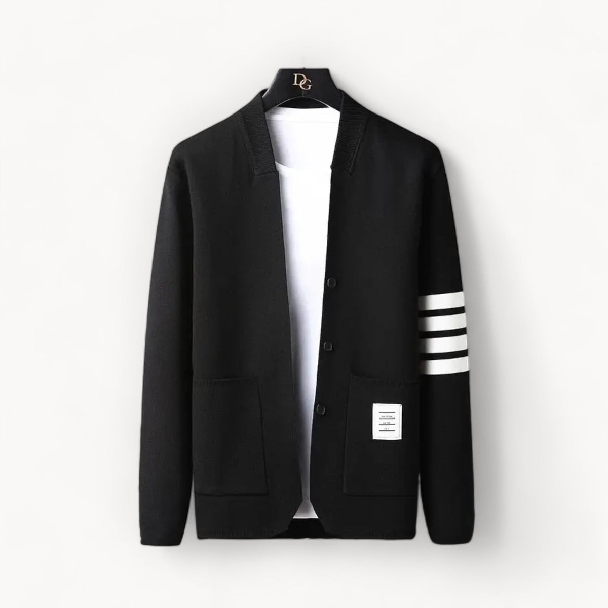 Sporty Knit Cardigan
