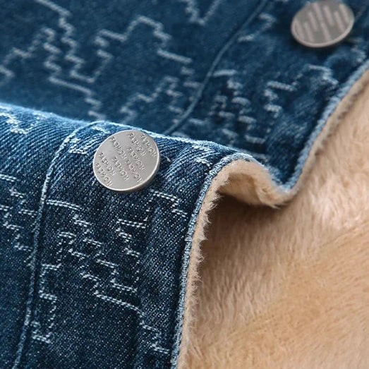 Lightweight Denim Jacket with Lined