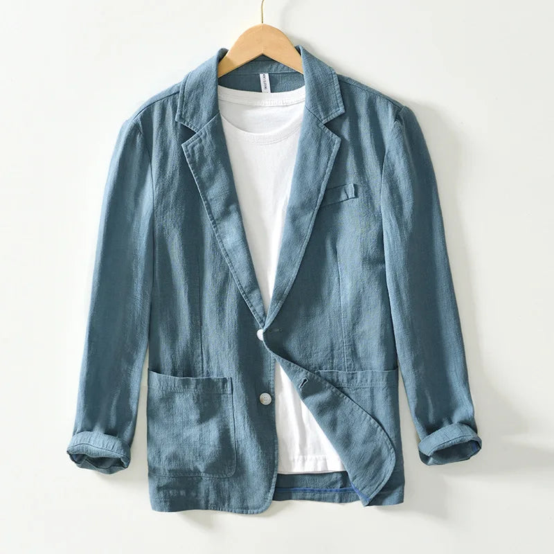Breathable Linen Blazer