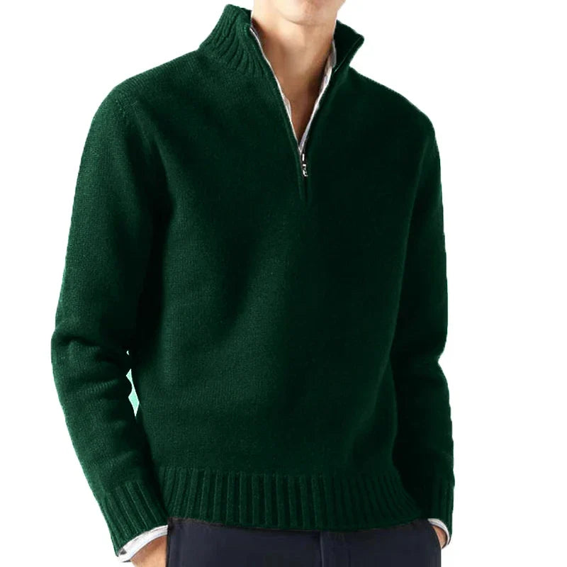 Corduroy Sweater with Hood