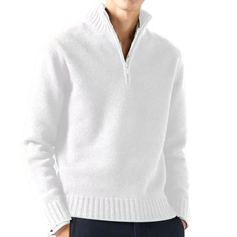 Corduroy Sweater with Hood
