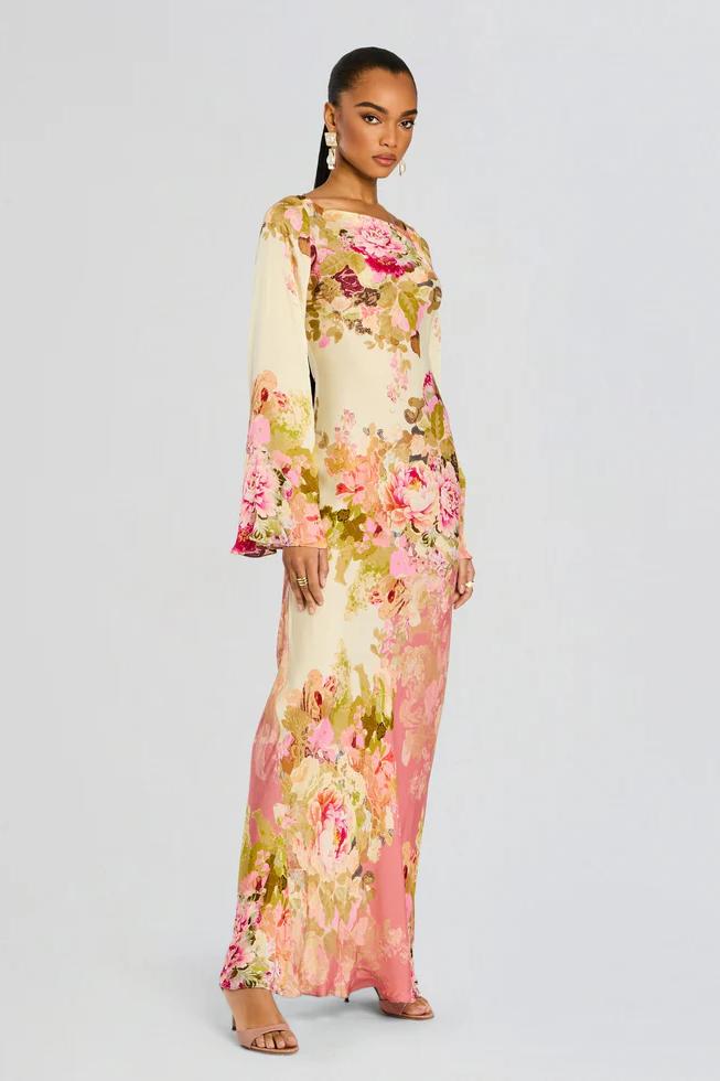 Garden Party Maxi-Length Dress