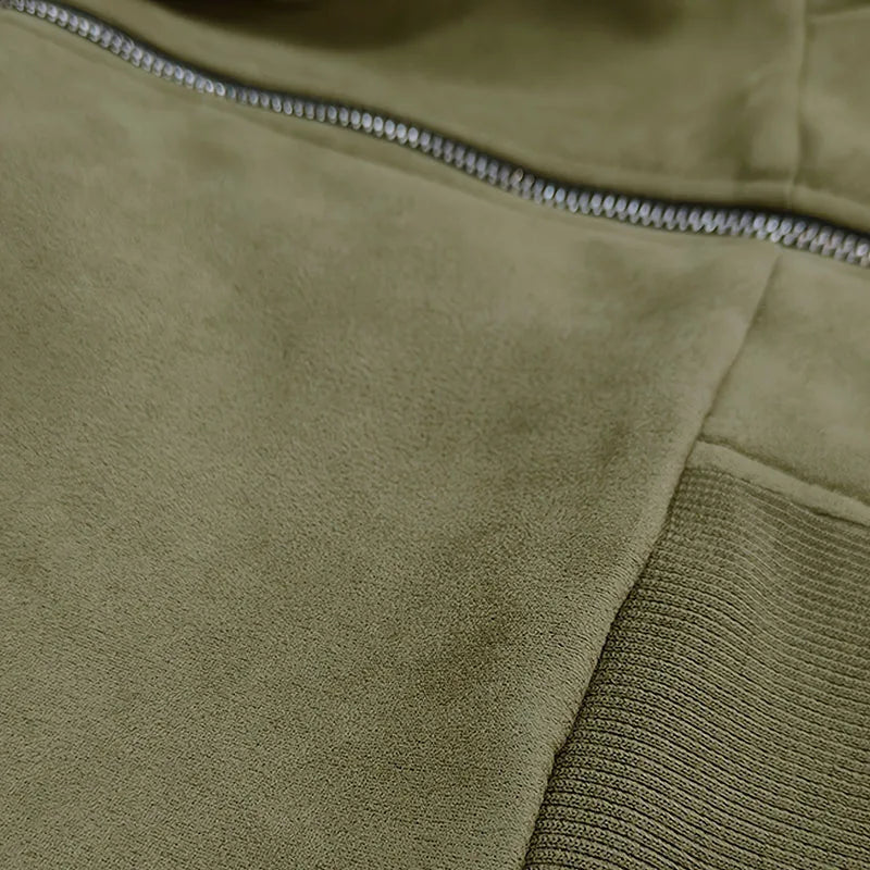 Urban Suede Bomber Jacket