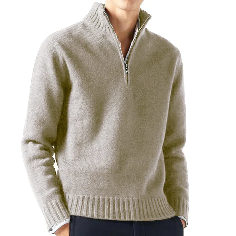 Corduroy Sweater with Hood