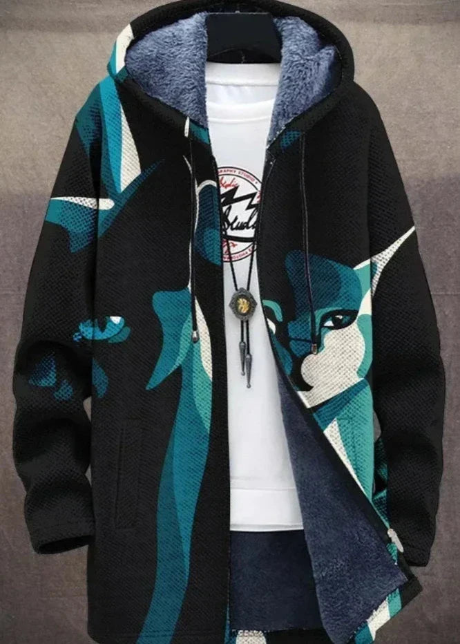 Warm Wool Blend Hoodie