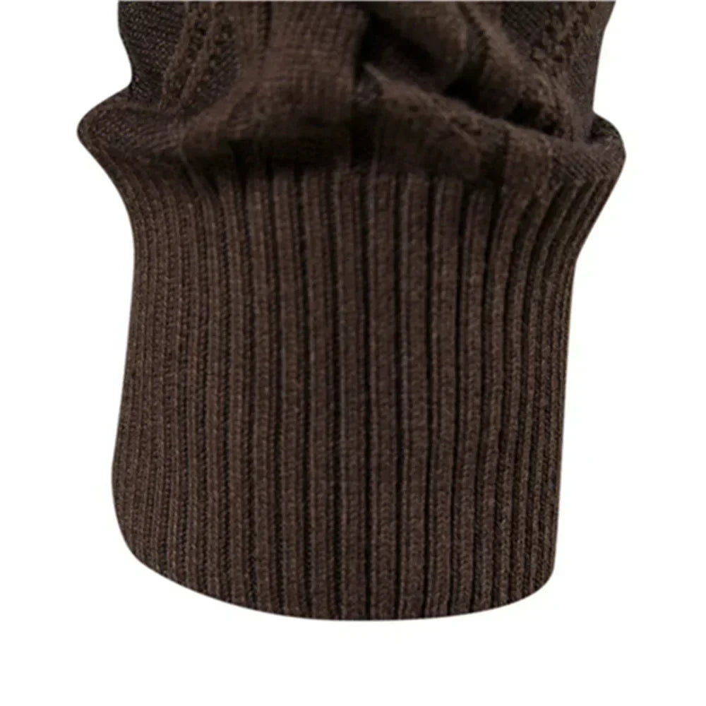 Wool Blend Cardigan with Slim Fit