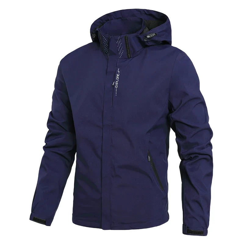 Water-Resistant Polyester Windbreaker