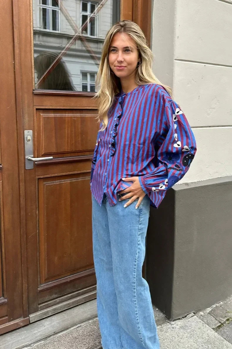 Retro Carousel Blouse