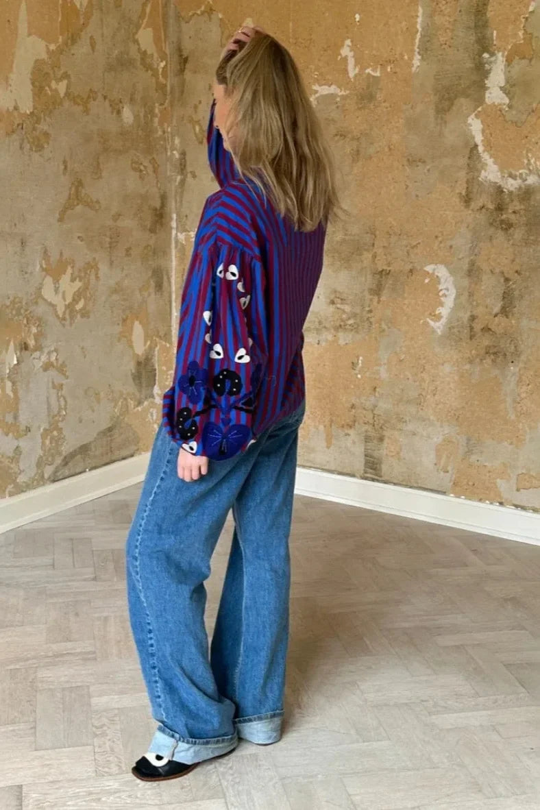 Retro Carousel Blouse
