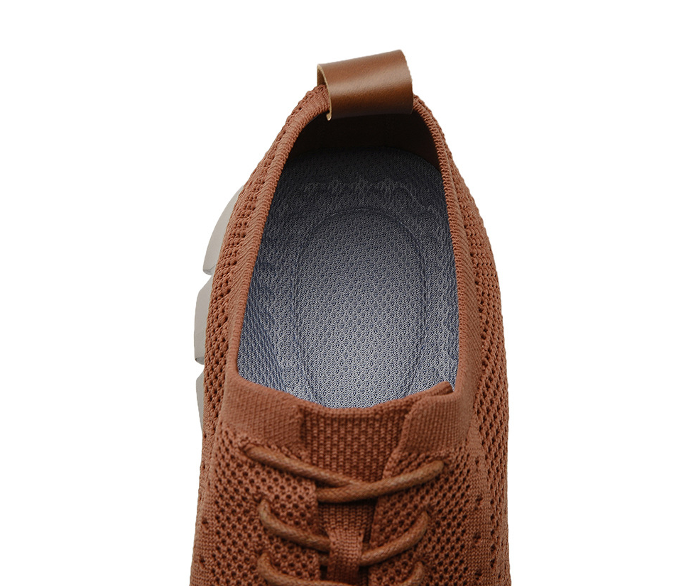 Knit Brogue Shoes with Memory Foam Insole