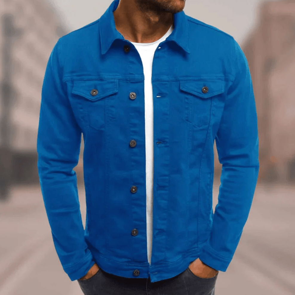 Denim Jacket with Multiple Pockets