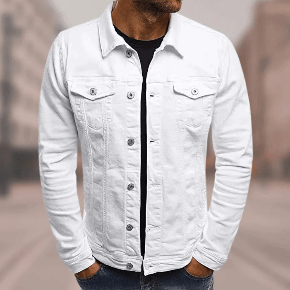 Denim Jacket with Multiple Pockets