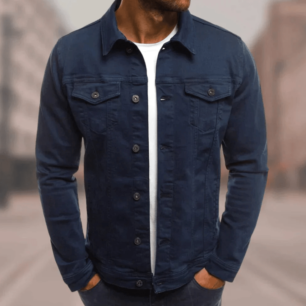 Denim Jacket with Multiple Pockets