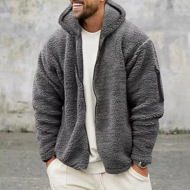Fleece Jacket with Hood