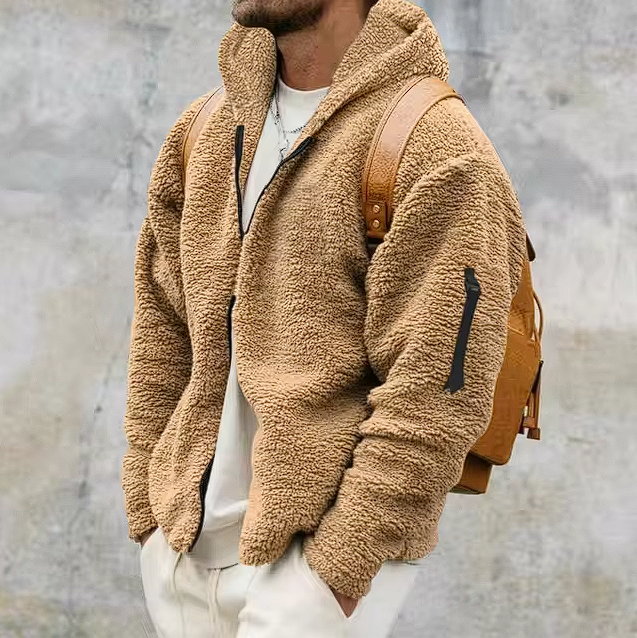 Fleece Jacket with Hood