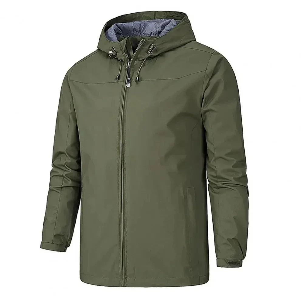 Water-Resistant Jacket with Breathable Fabric
