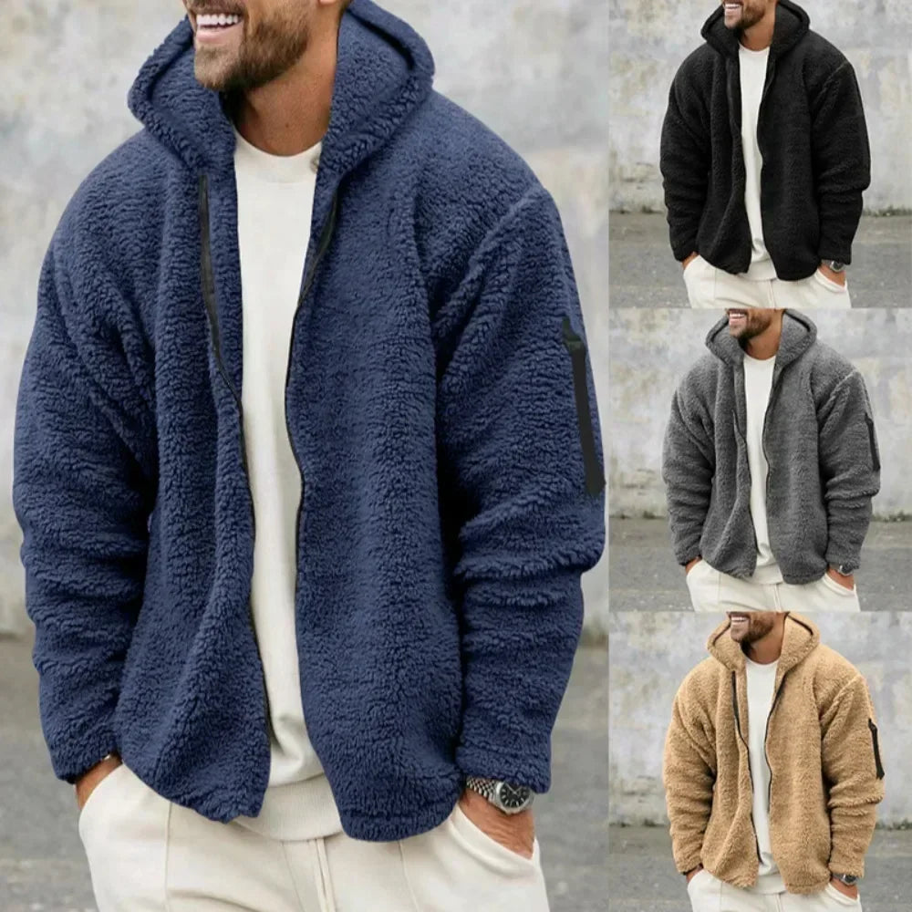 Fleece Jacket with Hood
