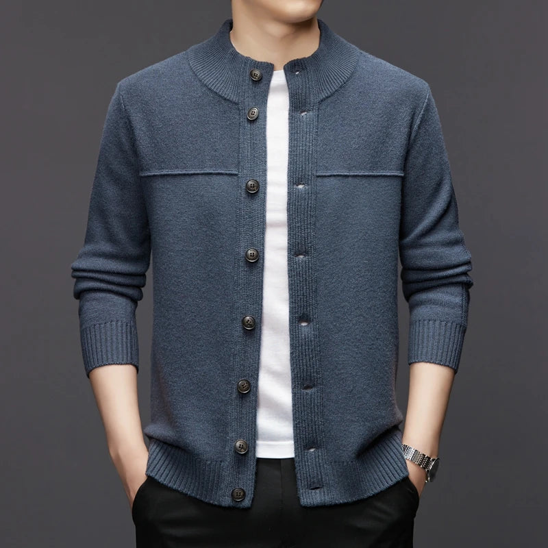 Warm Wool Blend Cardigan
