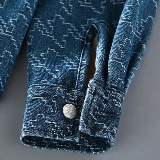 Lightweight Denim Jacket with Lined