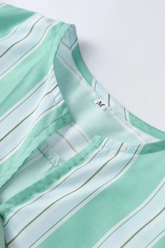 Modern Stripes Shorts & Blouse